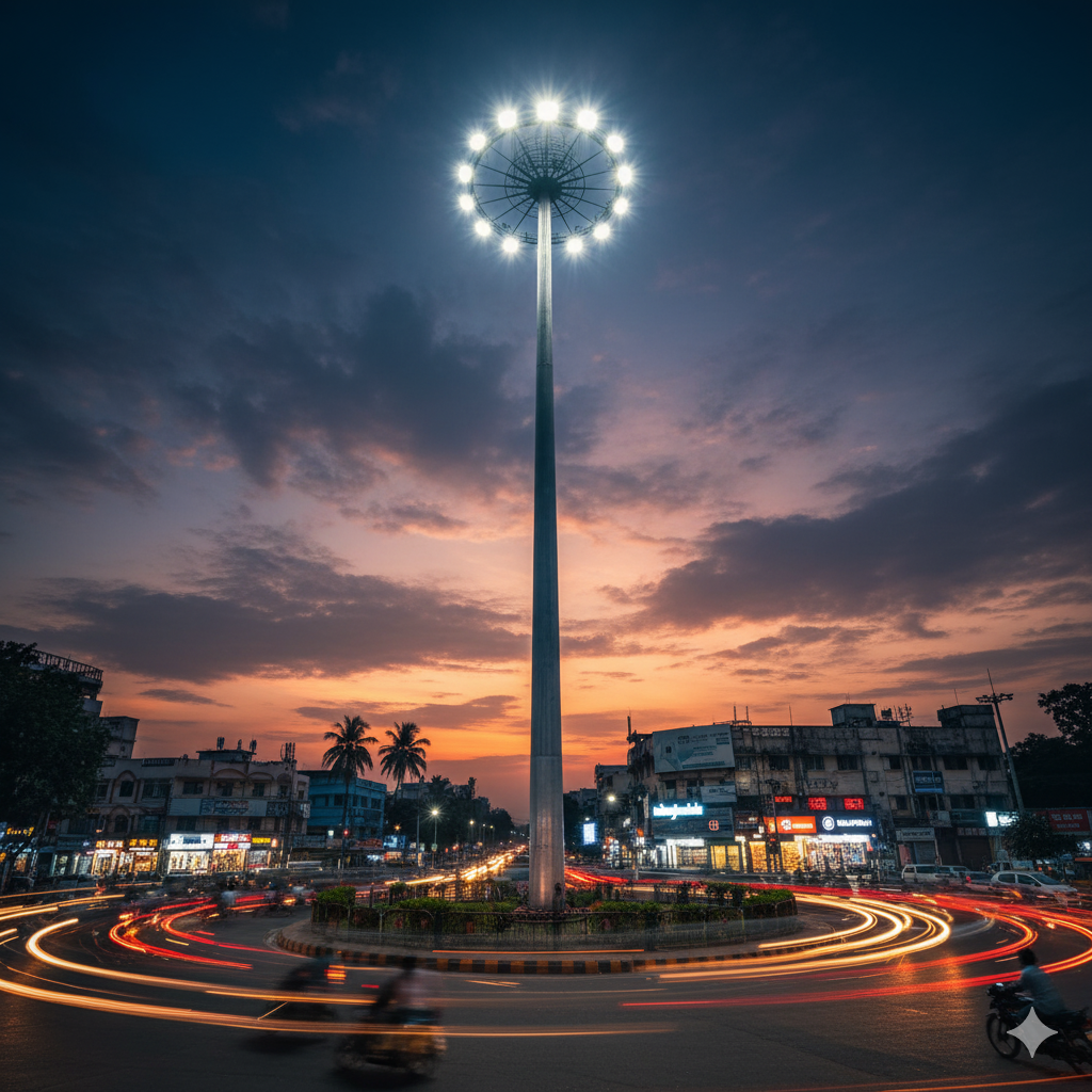 High Mast Pole Manufacturers in Kolkata