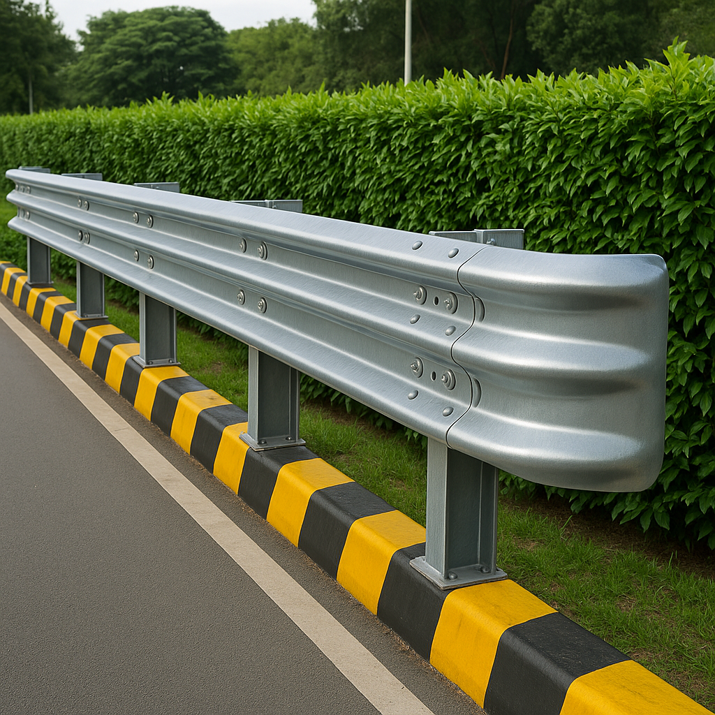 Thrie Beam Highway Crash Barrier Manufacturer in Kolkata